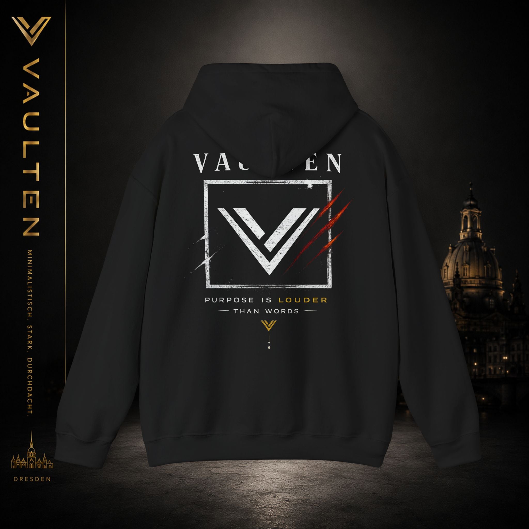 VAULTEN - 'Purpose Is Louder Than Words' Hoodie