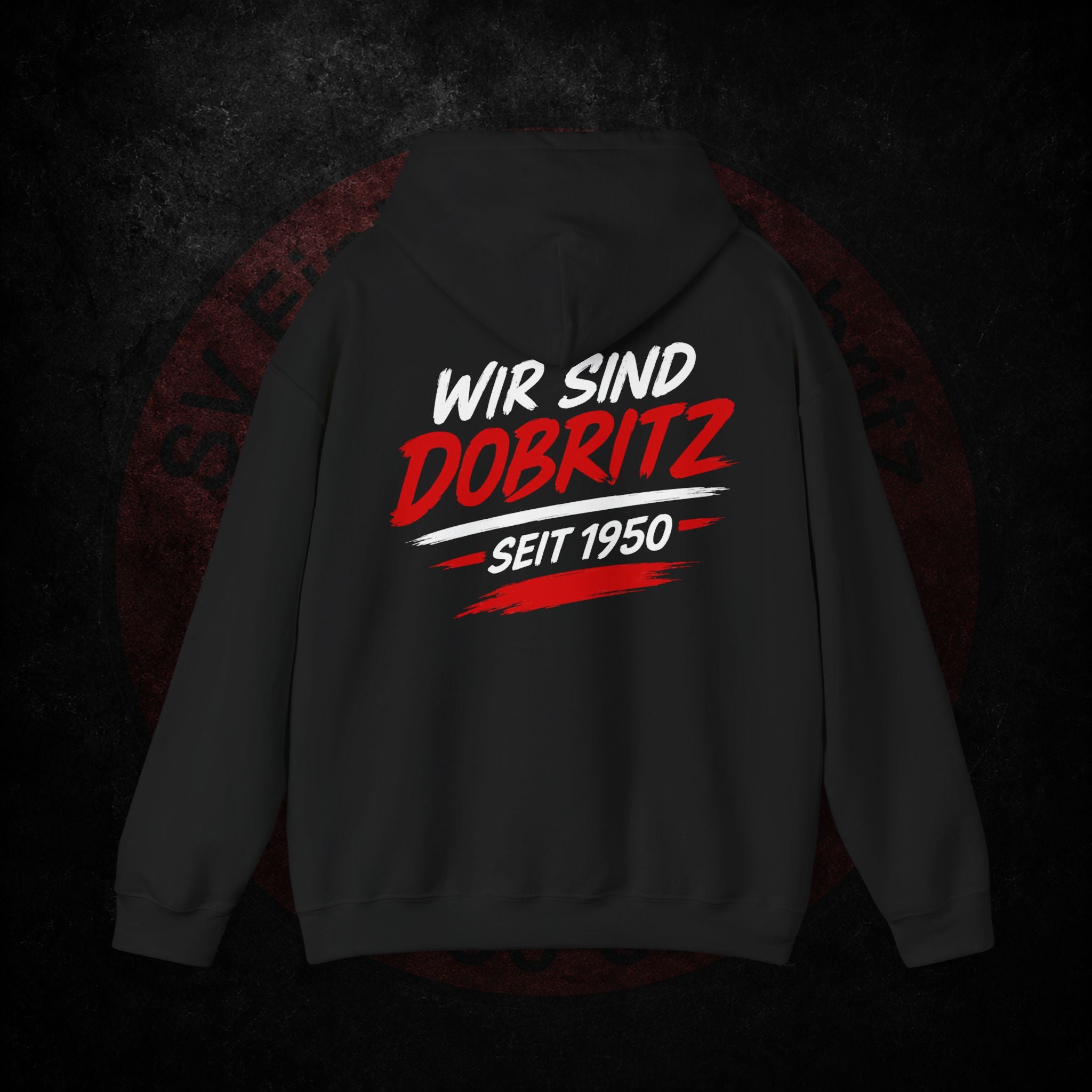 Dobritz Logo Hoodie – “Wir sind Dobritz Seit 1950” German Heritage Pullover