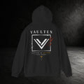 VAULTEN Purpose Hoodie schwarz, Frontansicht