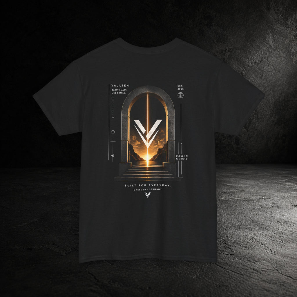 VAULTEN Ascension Streetwear T-Shirt mit Rueckendesign
