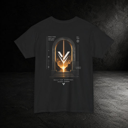 VAULTEN Ascension Streetwear T-Shirt mit Rueckendesign