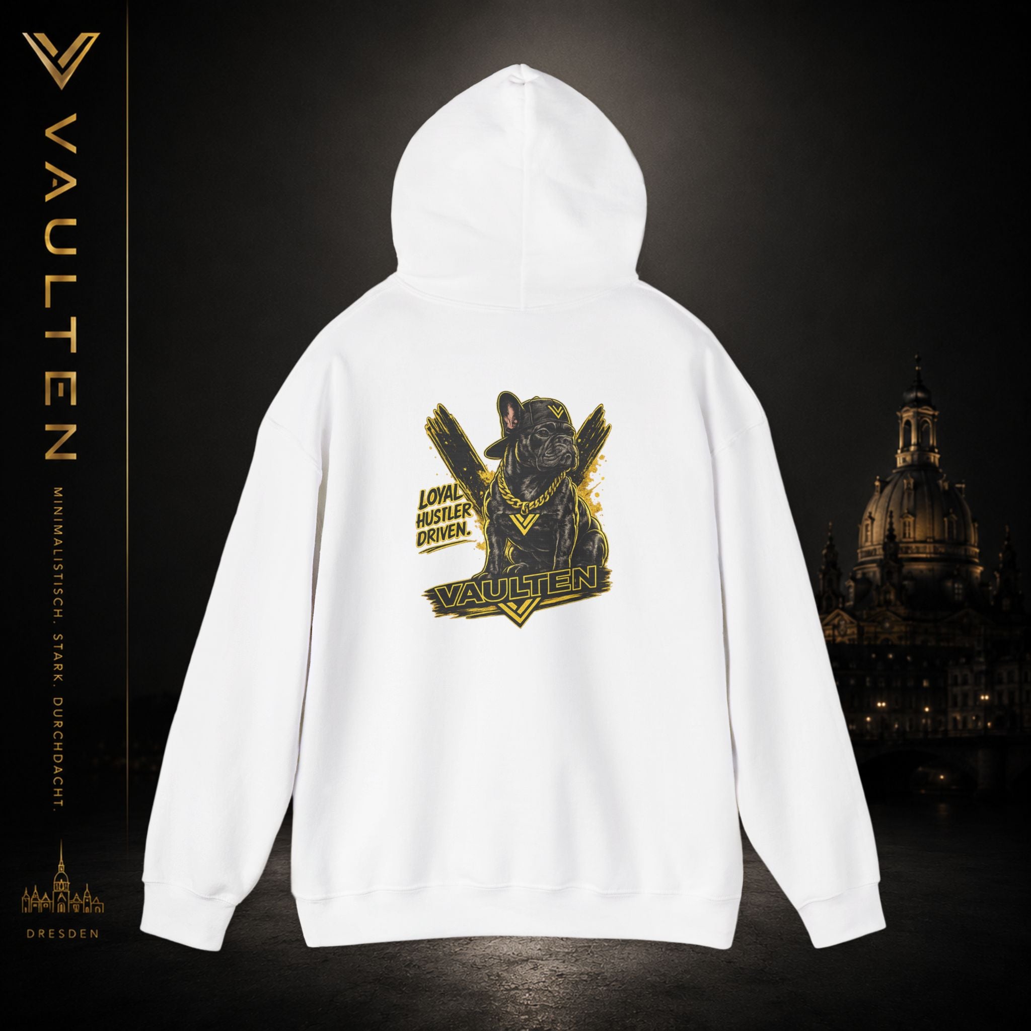 Vaulten Bulldog Society – Loyal Hustler Driven Premium Hoodie
