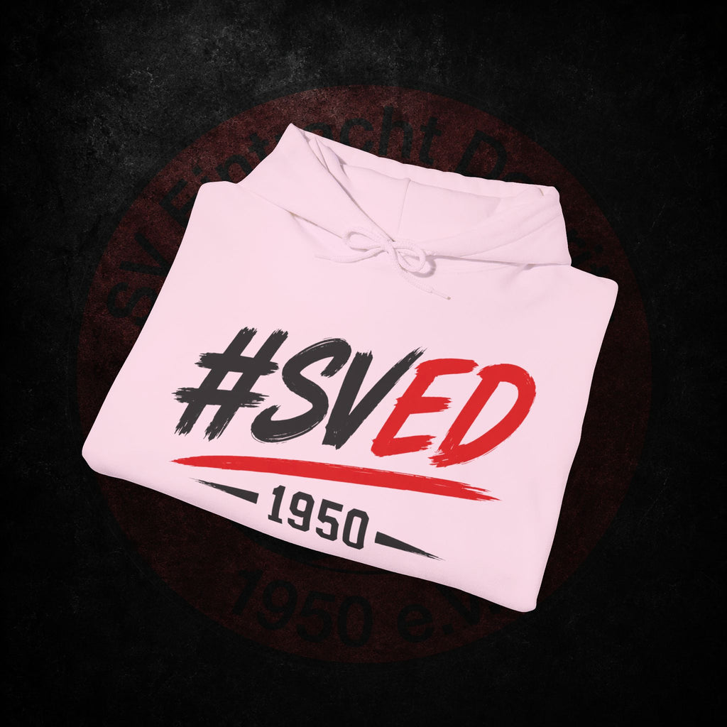 #SVED 1950 Hoodie — Retro Script Graphic Pullover