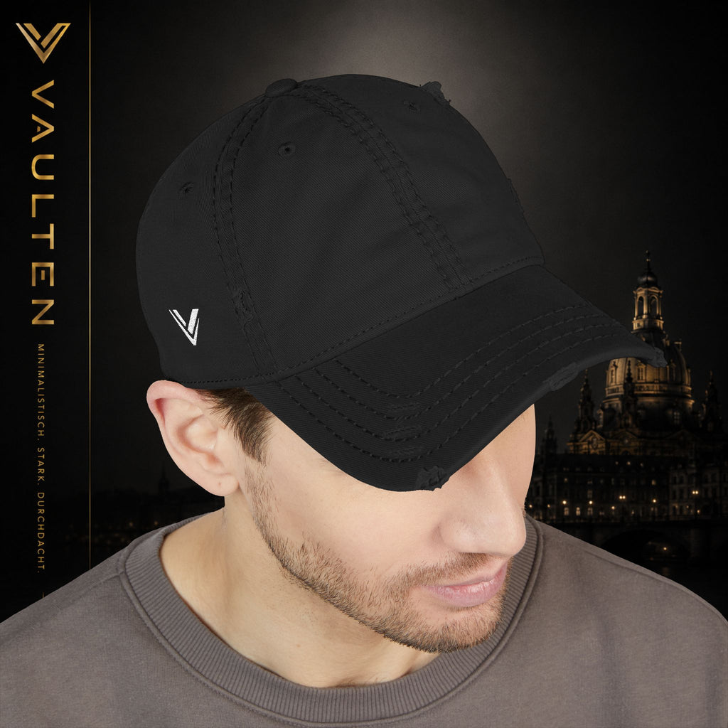 VAULTEN Cap mit Stickerei – Vintage-Baseballcap mit Waschung