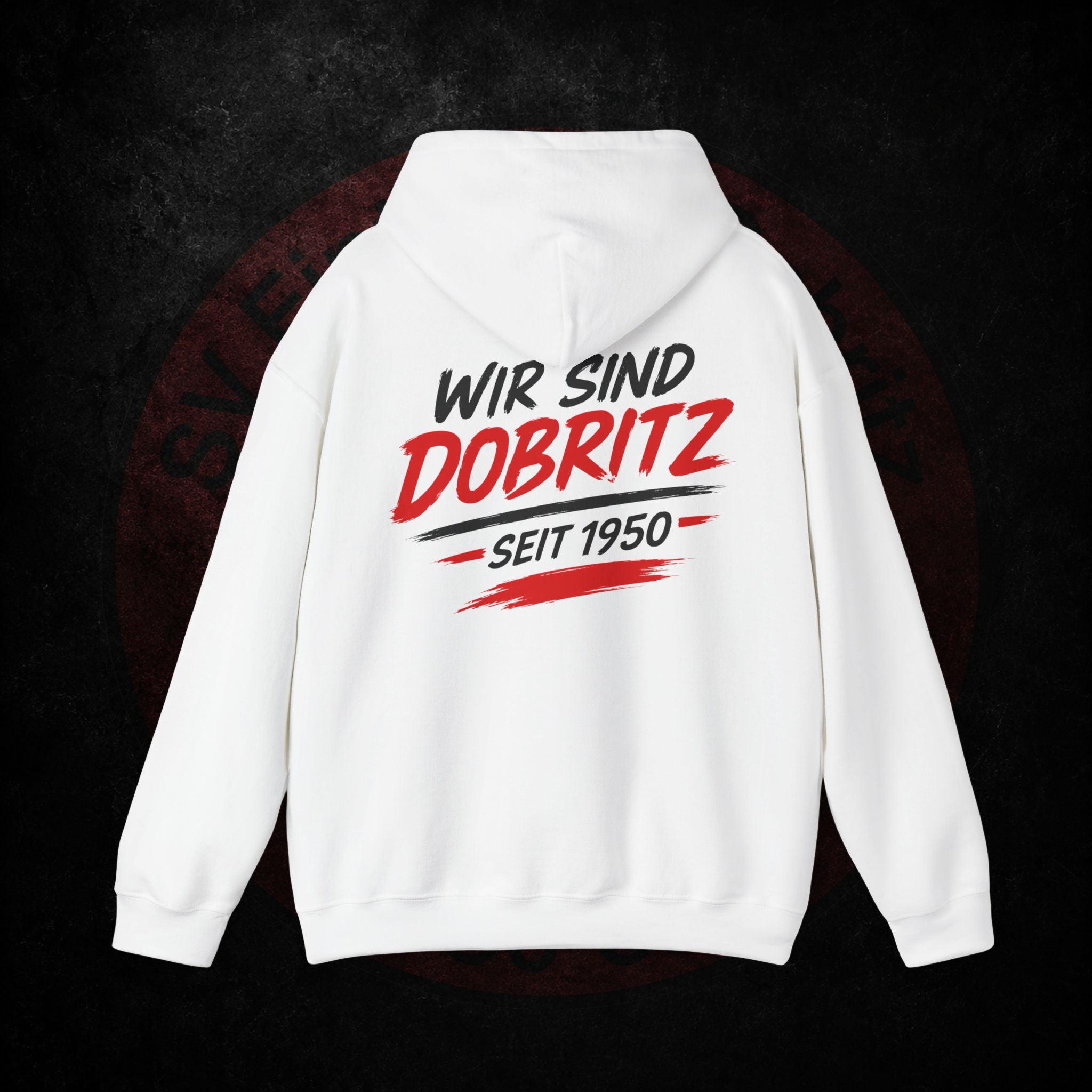 Dobritz Logo Hoodie – “Wir sind Dobritz Seit 1950” German Heritage Pullover