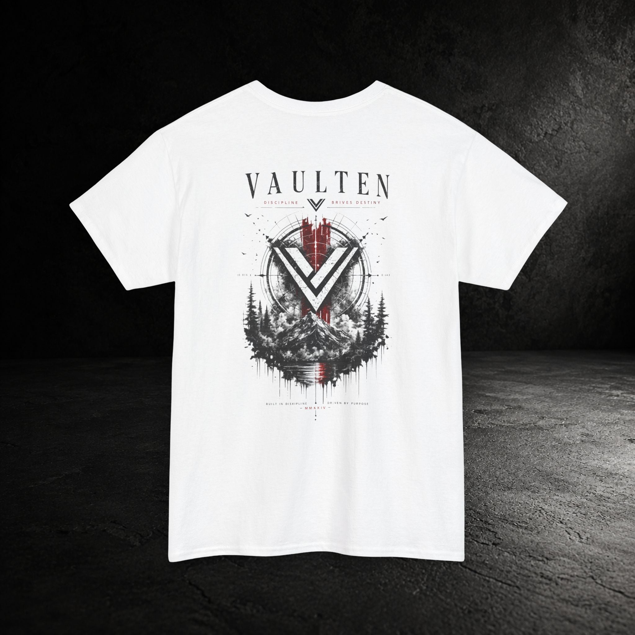 VAULTEN Forest Graphic Streetwear T-Shirt, Frontansicht
