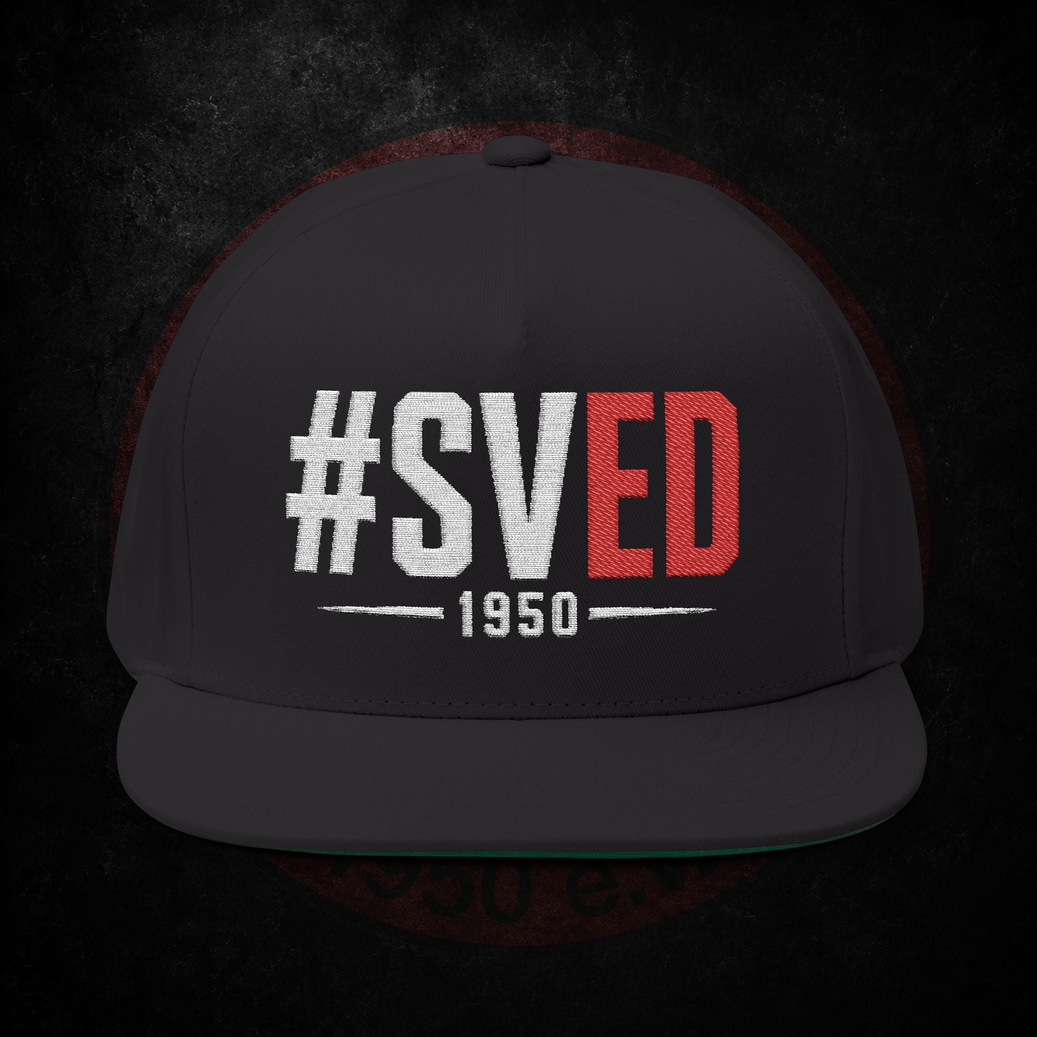 #SVED Embroidered Flat Bill Cap – Vintage 1950 Snapback