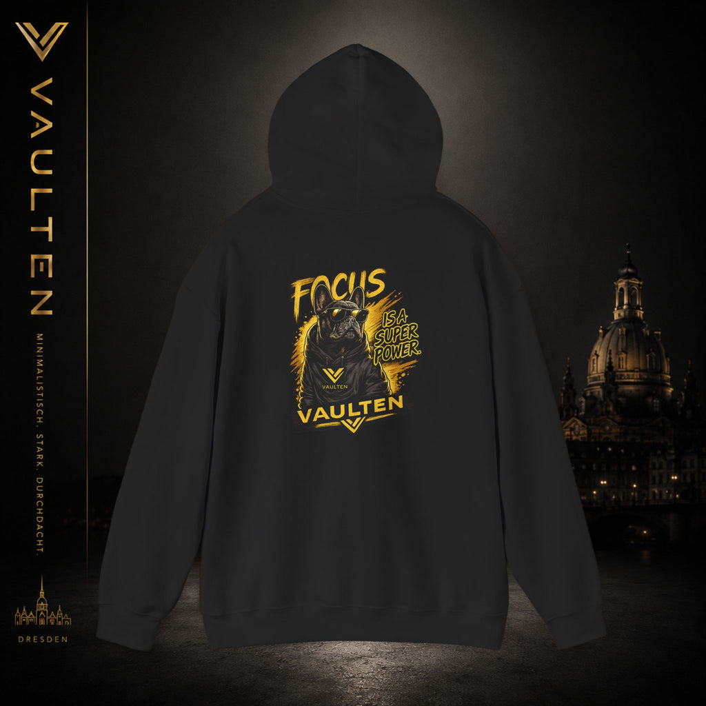 Vaulten Bulldog Society – Focus Is A Superpower Premium Hoodie