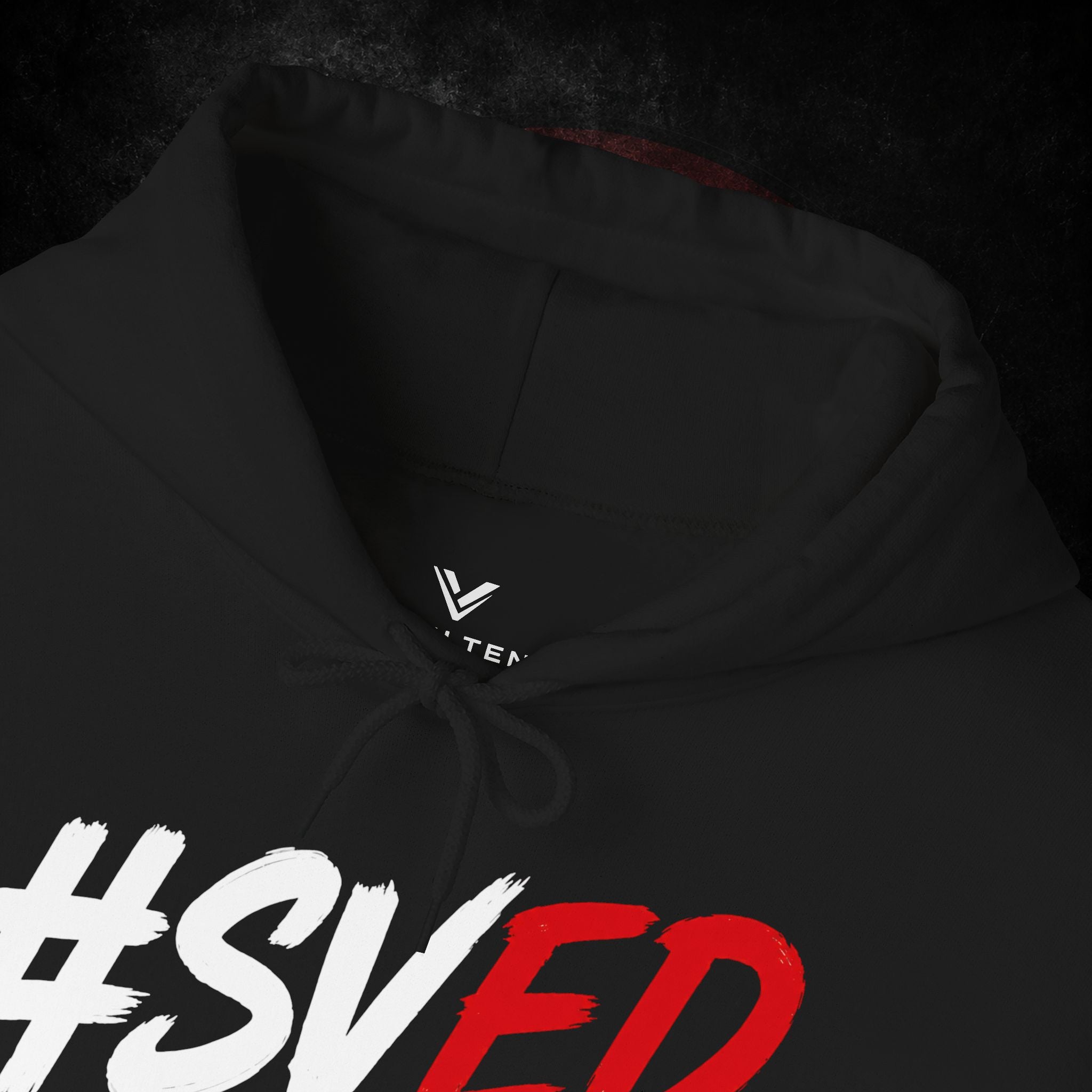 #SVED 1950 Hoodie — Retro Script Graphic Pullover
