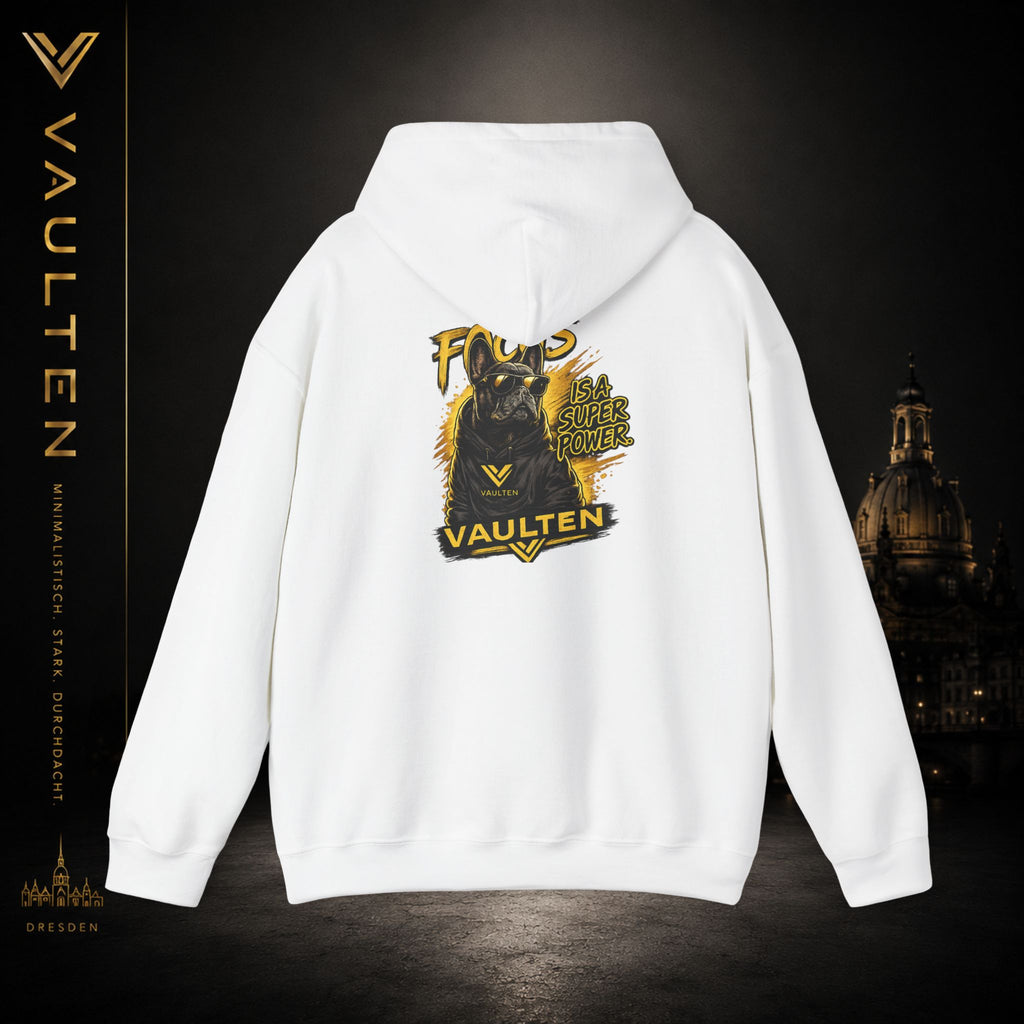 Vaulten Bulldog Society – Focus Is A Superpower Premium Hoodie
