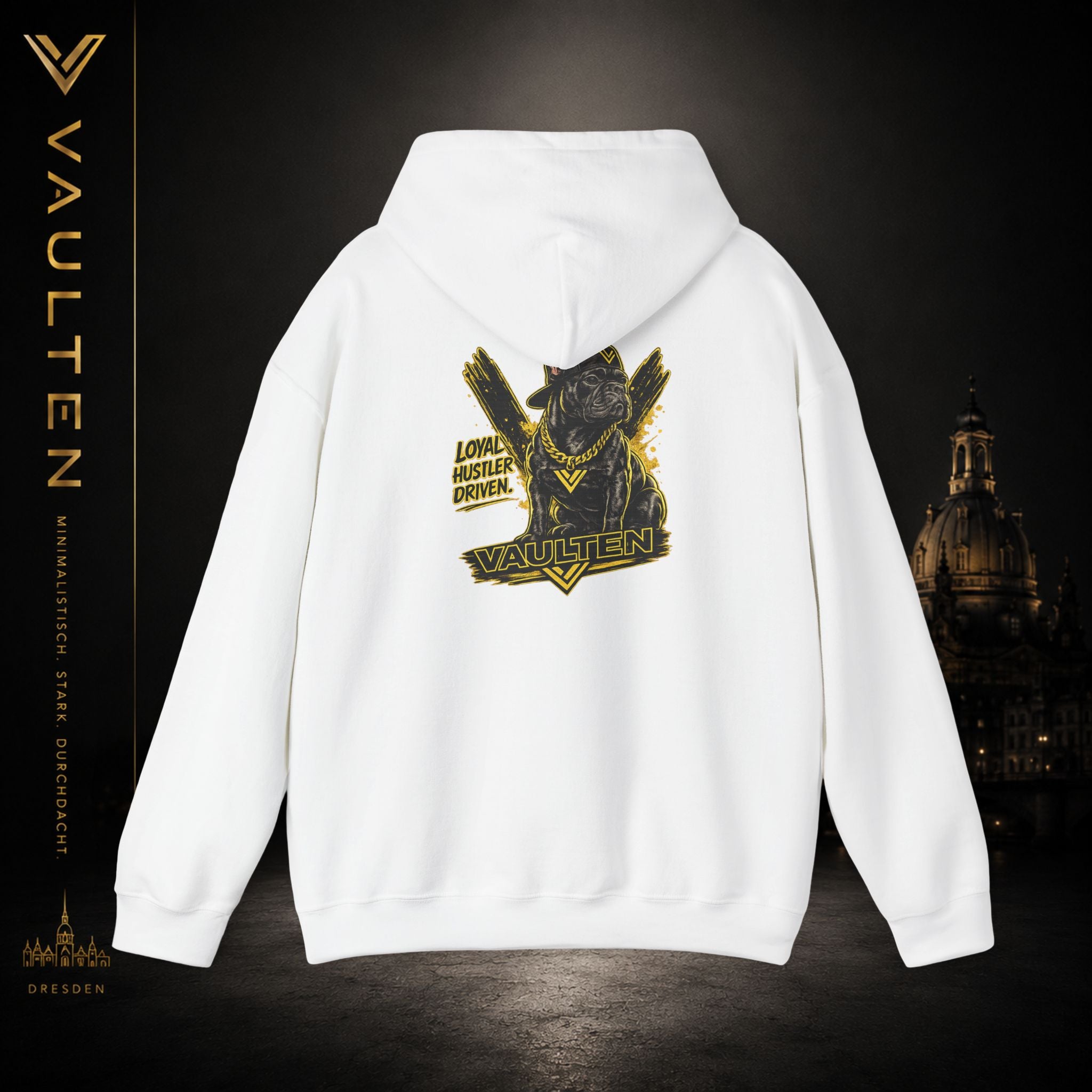 Vaulten Bulldog Society – Loyal Hustler Driven Premium Hoodie
