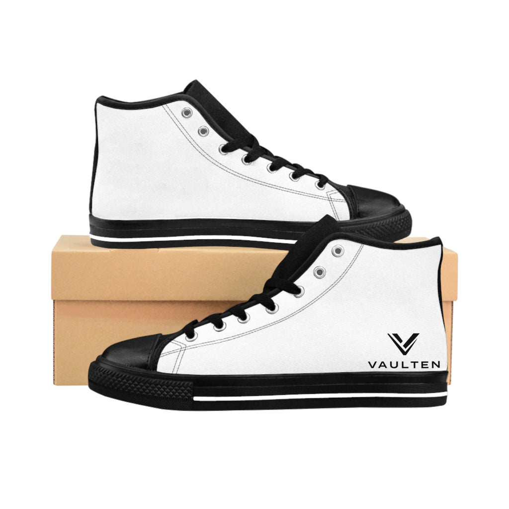 VAULTEN - Klassische High-Top Sneaker – Retro Canvas-Schuhe für Herren im Casual-Look