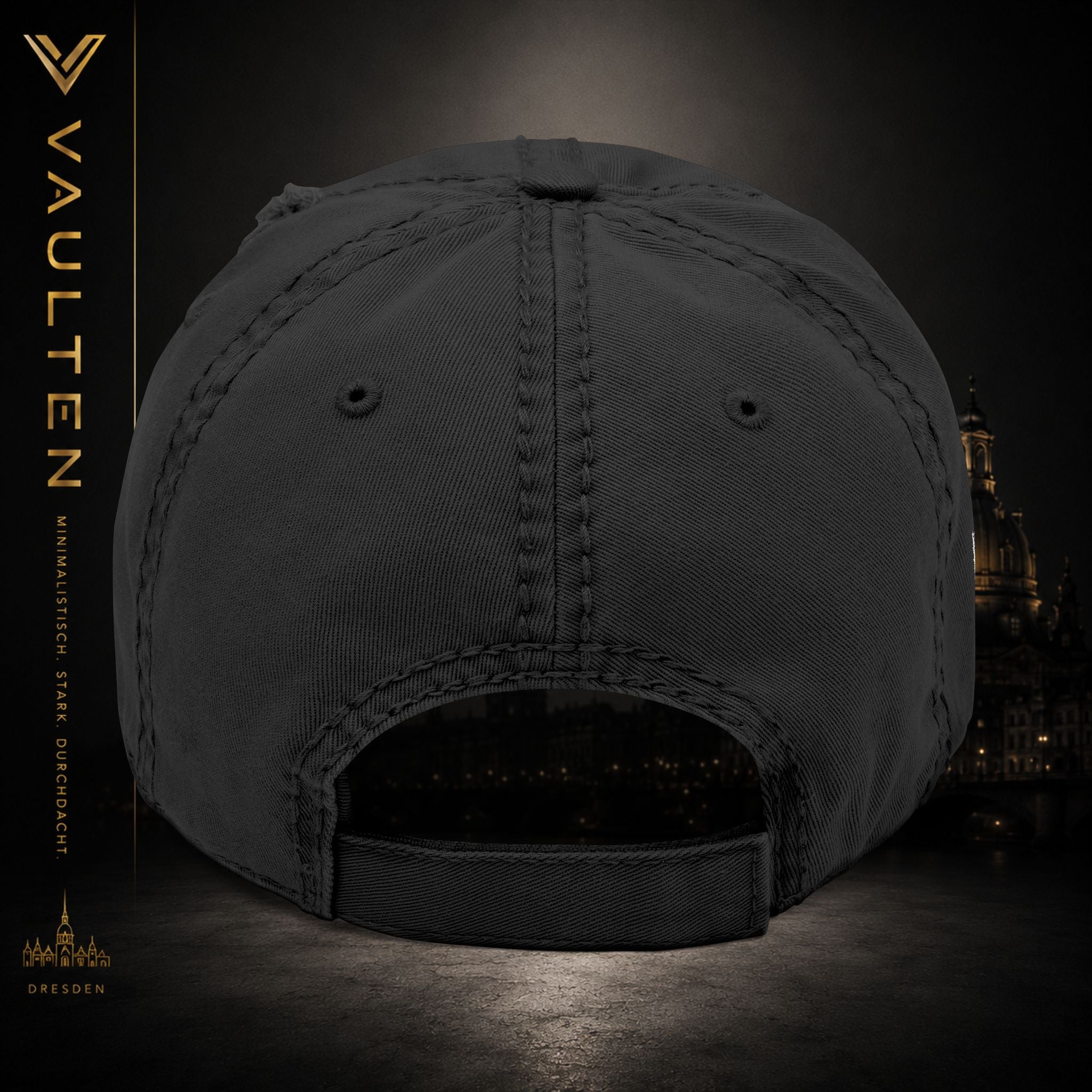 VAULTEN Cap mit Stickerei – Vintage-Baseballcap mit Waschung