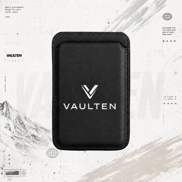 VAULTEN Slim – Magnetic Wallet Black Edition