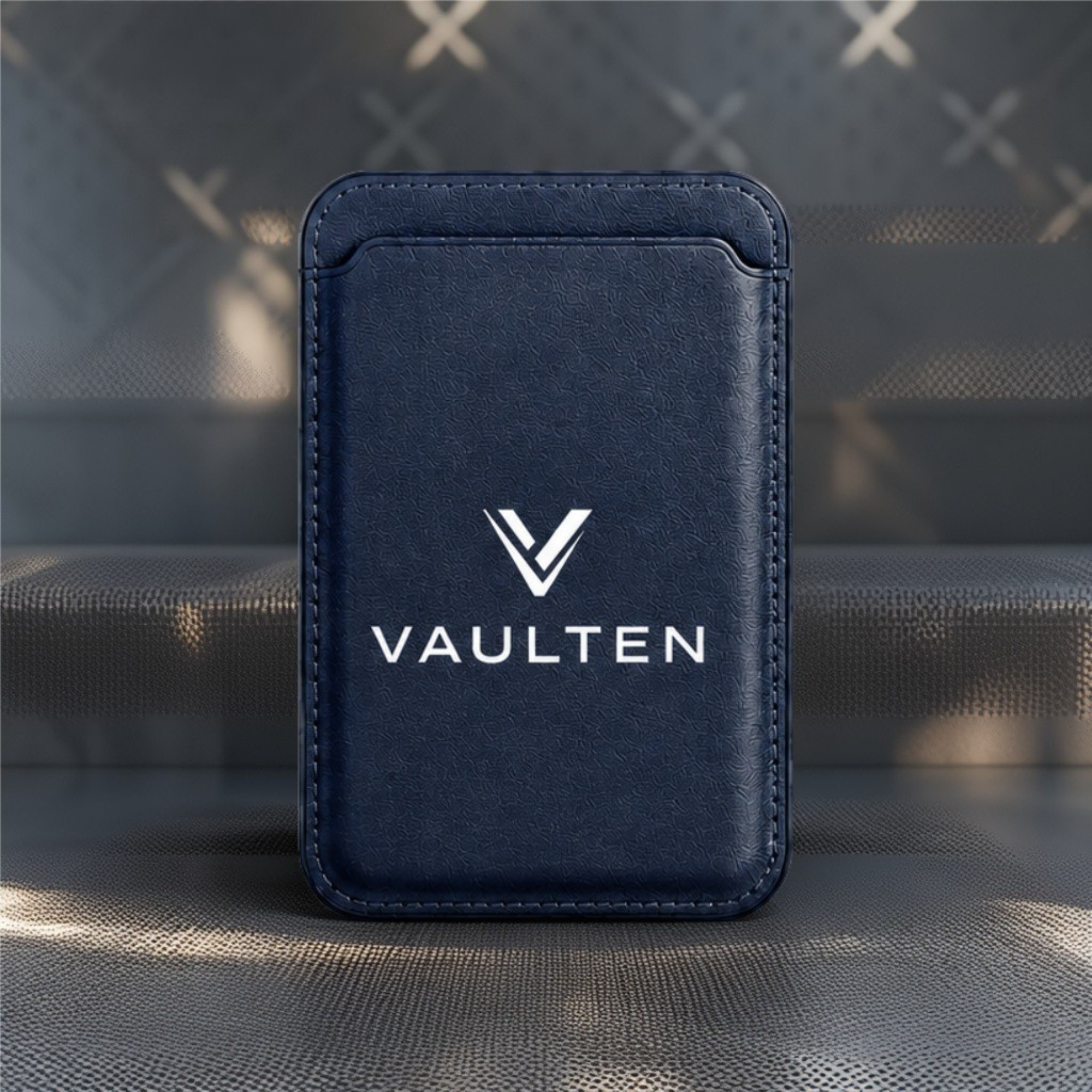 VAULTEN Slim – Magnetic Wallet Navy Edition