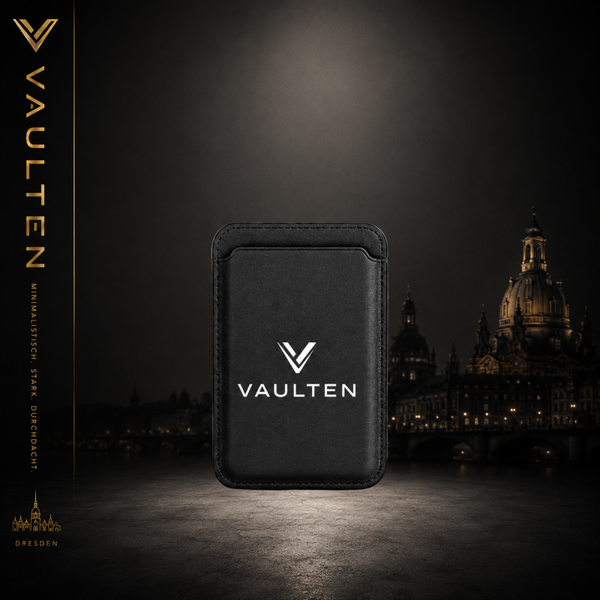 VAULTEN Slim – Magnetic Wallet Black Edition
