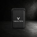 VAULTEN Magnetic Wallet Schwarz mit N52 Magneten für Smartphone Halt