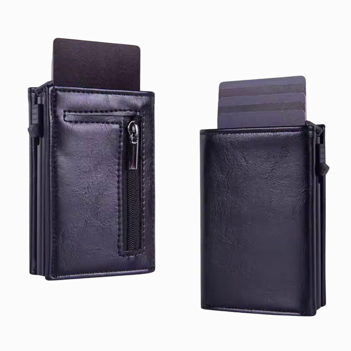 VAULTEN Slim Wallet Schwarz mit RFID-Schutz