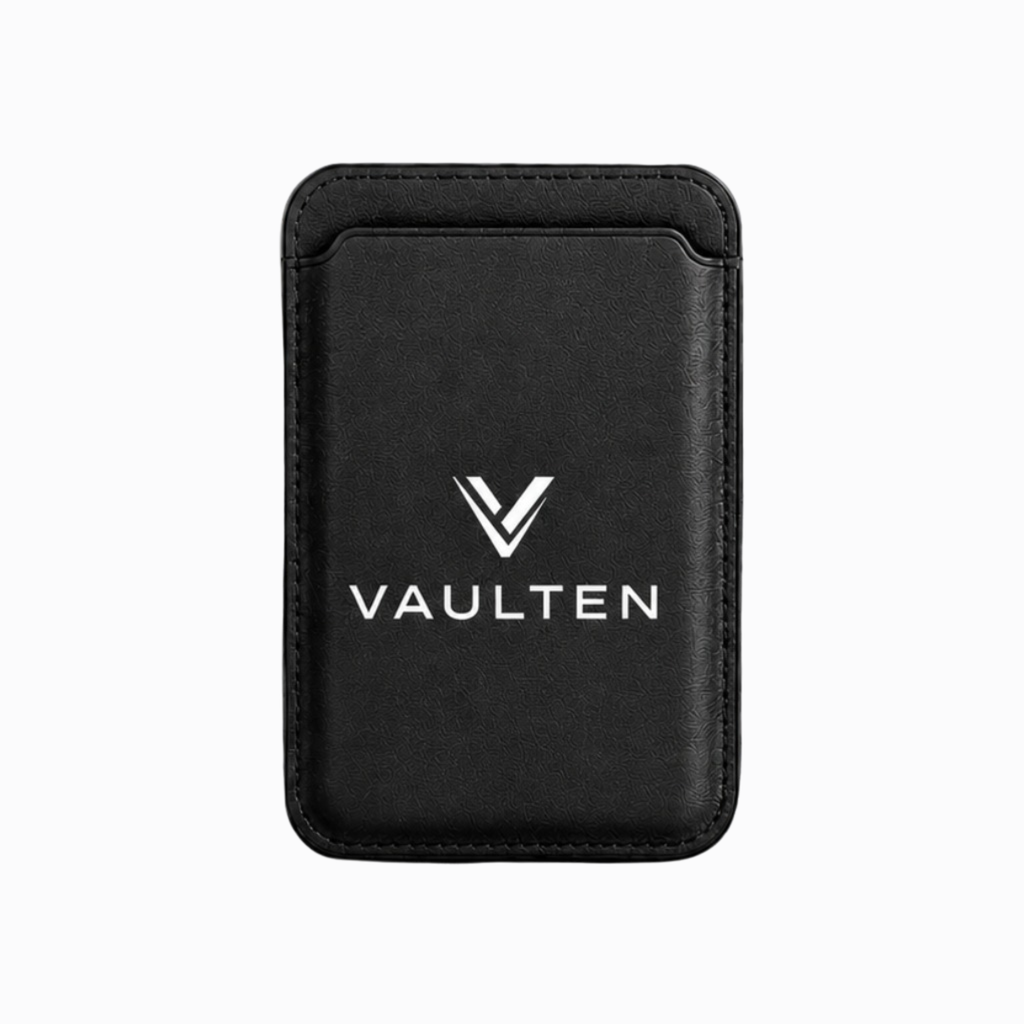 VAULTEN Magnetic Wallet Schwarz